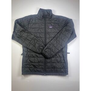 Patagonia Nano Puff Jacket Kids XXL Black Quilted Insulated Full Zip Puffer